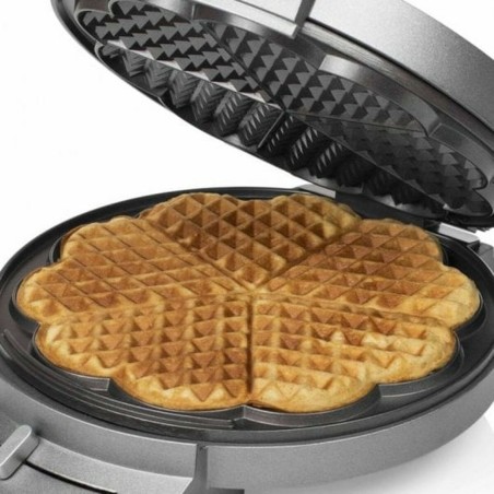 Macchina da Waffle Princess 01.132380.01.001 1200 W Nero Argentato Acciaio