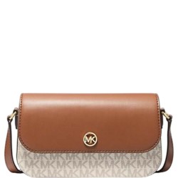 Borsa a Tracolla Michael Kors 35F4GTVC1B-VANILLA Beige 21 x 14 x 4,5 cm