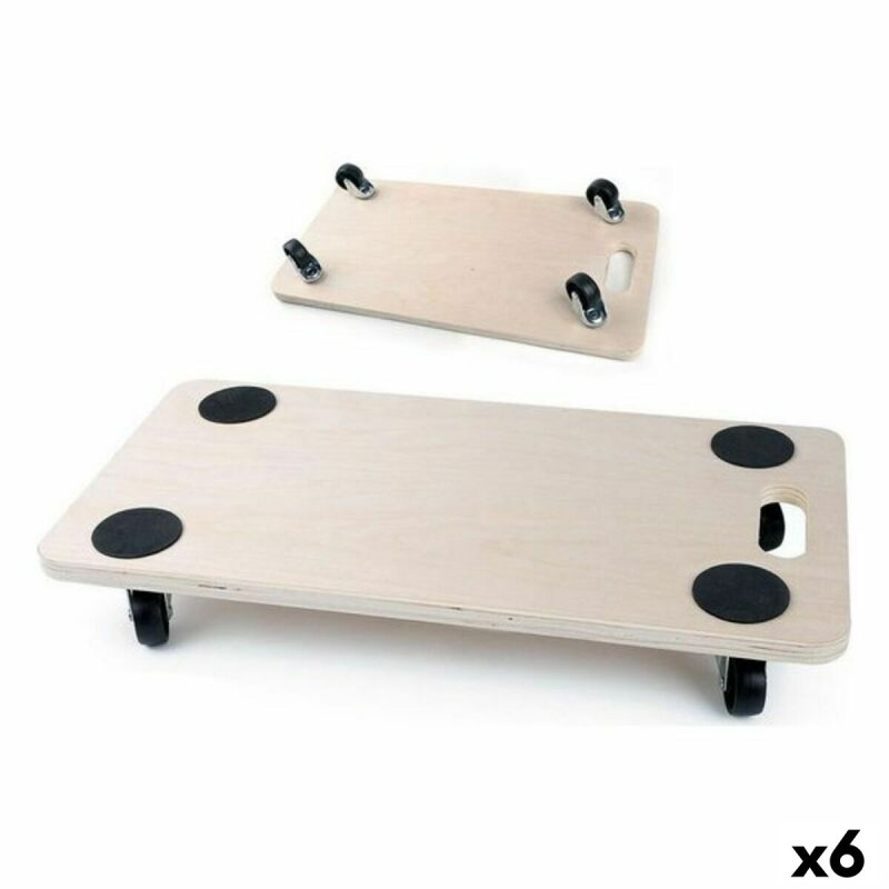 Base di Legno con Ruote Bricotech (57,5 x 29 x 1,8 cm) Legno 57,5 x 29 x 1,8 cm Base di Legno con Ruote Bricotech (57,5 x 29 x 1,8 cm) Legno 57,5 x 29 x 1,8 cm