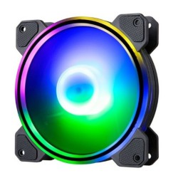 Ventilatore per laptop Gaming Hiditec N9-ARGB Ø 12 cm Nero