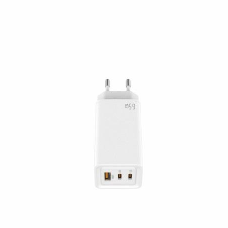 Caricabatterie da Parete LEOTEC LECSPH65W3W 65 W Bianco