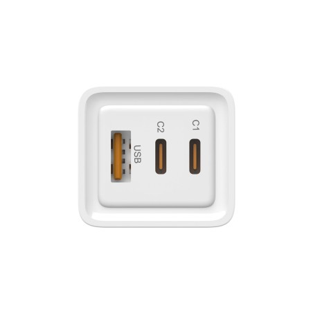 Caricabatterie da Parete LEOTEC LECSPH65W3W 65 W Bianco