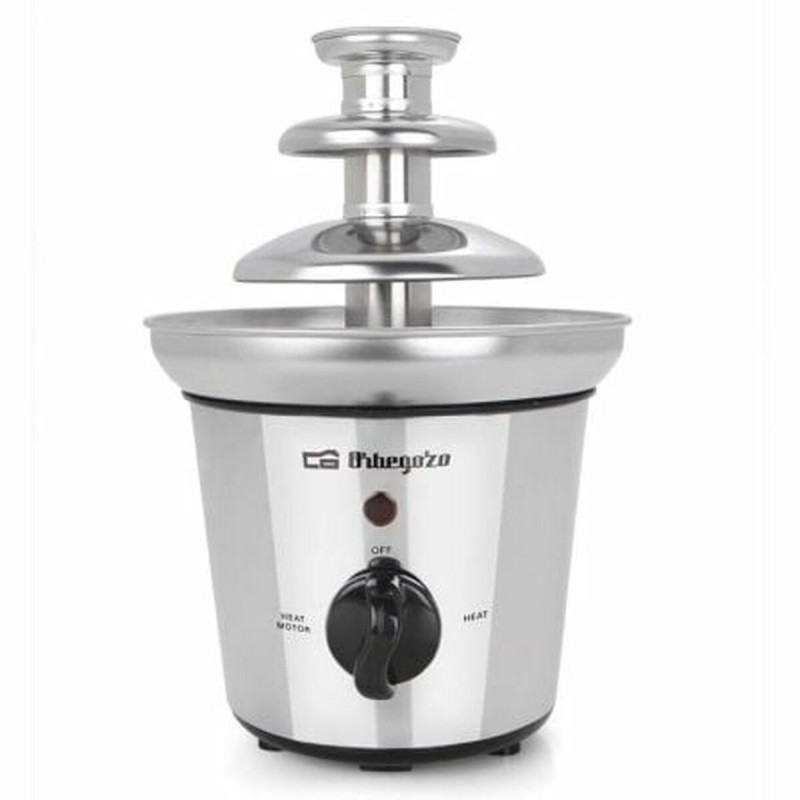 Fontana di Cioccolato Orbegozo FCH 4000 Argentato Acciaio inossidabile 40 W