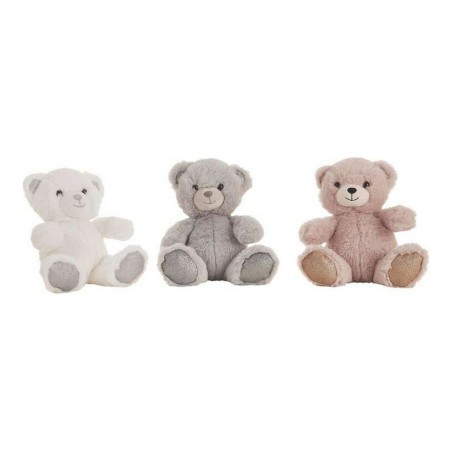 Peluche Bianco Grigio Rosa Acrilico 22 cm