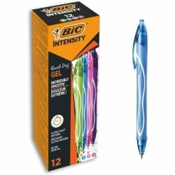 Penna gel Bic 964826 Azzurro (12 Unità)