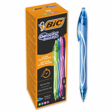 Penna gel Bic 964826 Azzurro (12 Unità)