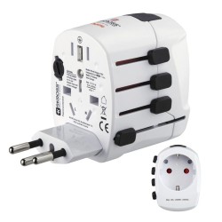Adattatore universale Hama TRAVEL Bianco