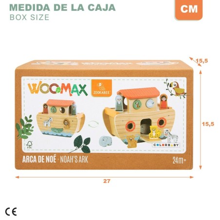 Giocattolo per bebè Woomax animali (6 Unità)