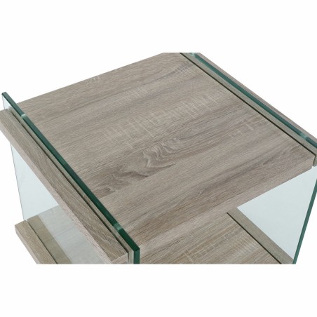 Comodino DKD Home Decor Cristallo MDF Vetro Temperato (50 x 50 x 49 cm)