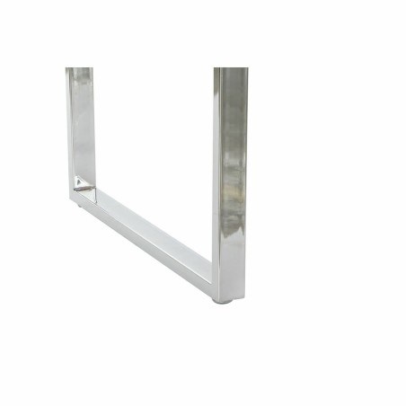 Scrivania DKD Home Decor Bianco Argentato Metallo Legno MDF 120 x 55 x 76 cm