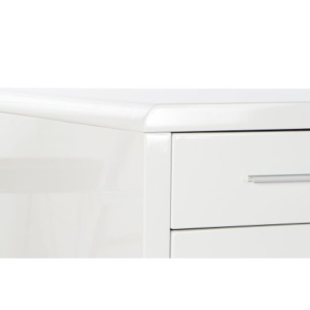 Scrivania DKD Home Decor Bianco Argentato Metallo Legno MDF 120 x 55 x 76 cm