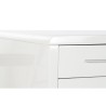 Scrivania DKD Home Decor Bianco Argentato Metallo Legno MDF 120 x 55 x 76 cm