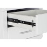 Scrivania DKD Home Decor Bianco Argentato Metallo Legno MDF 120 x 55 x 76 cm