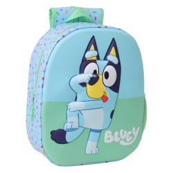 Zaino Scuola Bluey Azzurro 27 x 33 x 10 cm