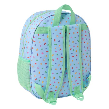 Zaino Scuola Bluey Azzurro 27 x 33 x 10 cm