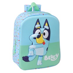 Zaino Scuola Bluey Azzurro 22 x 27 x 10 cm