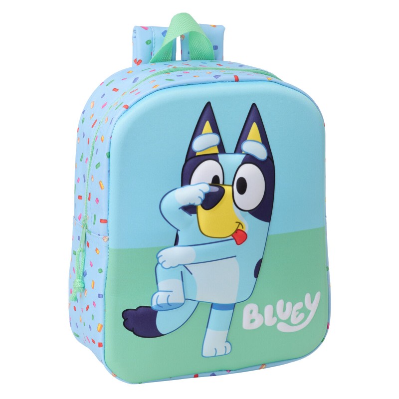 Zaino Scuola Bluey Azzurro 22 x 27 x 10 cm Zaino Scuola Bluey Azzurro 22 x 27 x 10 cm