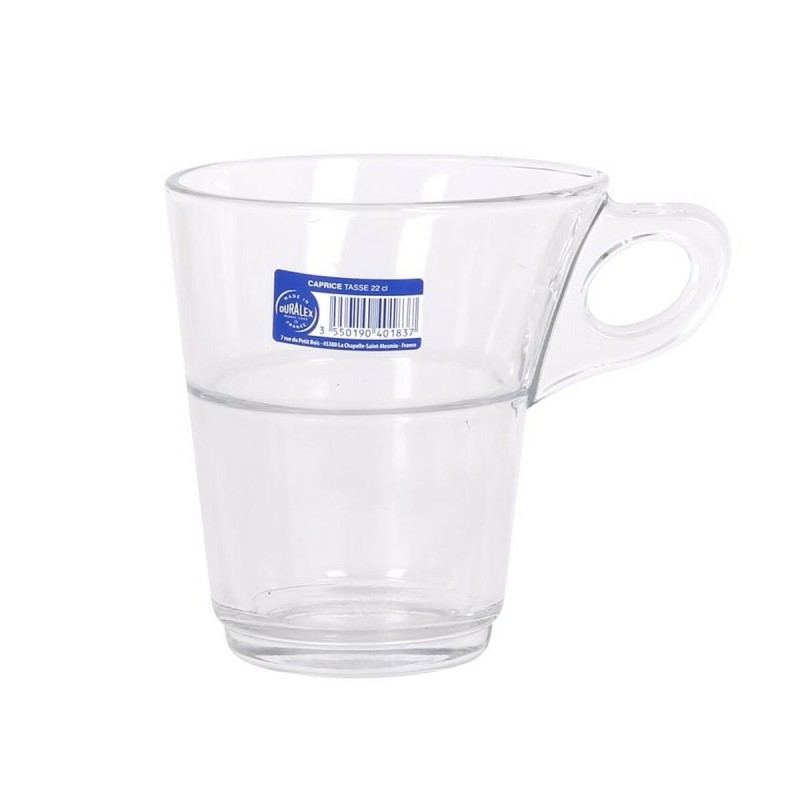 Set di Tazze da Caffè Duralex Caprice 220 ml 22 cl 6 Pezzi (6 Unità) Set di Tazze da Caffè Duralex Caprice 220 ml 22 cl 6 Pezzi (6 Unità)