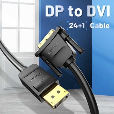 Adattatore DisplayPort a DVI Vention HAFBH Nero 1 m