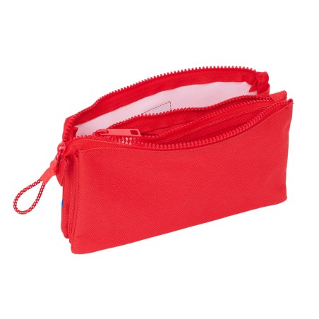 Portaoggetti Triplo Atlético Madrid Rosso 22 x 12 x 3 cm