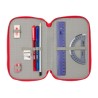 Plumier Triplo Atlético Madrid Rosso 12,5 x 19,5 x 5,5 cm 36 Pezzi