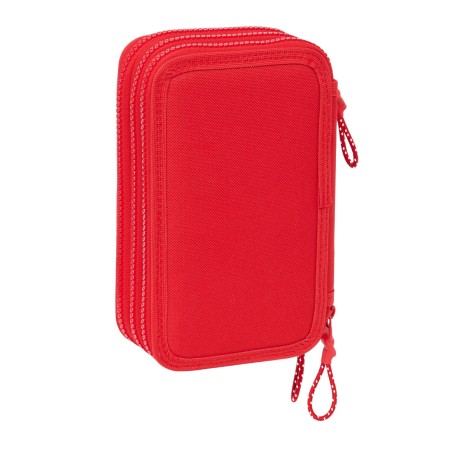 Plumier Triplo Atlético Madrid Rosso 12,5 x 19,5 x 5,5 cm 36 Pezzi
