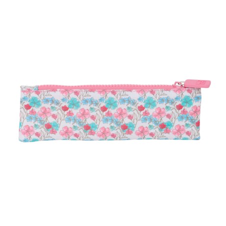 Astuccio Scuola Moos Flores Multicolore 20 x 6 x 1 cm
