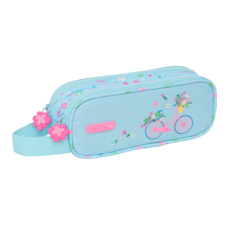 Astuccio Scuola Safta Bicicleta Azzurro 21 x 8 x 6 cm Astuccio Scuola Safta Bicicleta Azzurro 21 x 8 x 6 cm