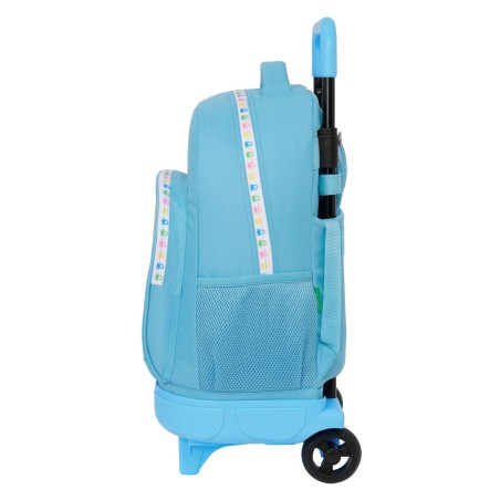 Zaino Scuola Benetton Spring Blu cielo 33 x 45 x 22 cm