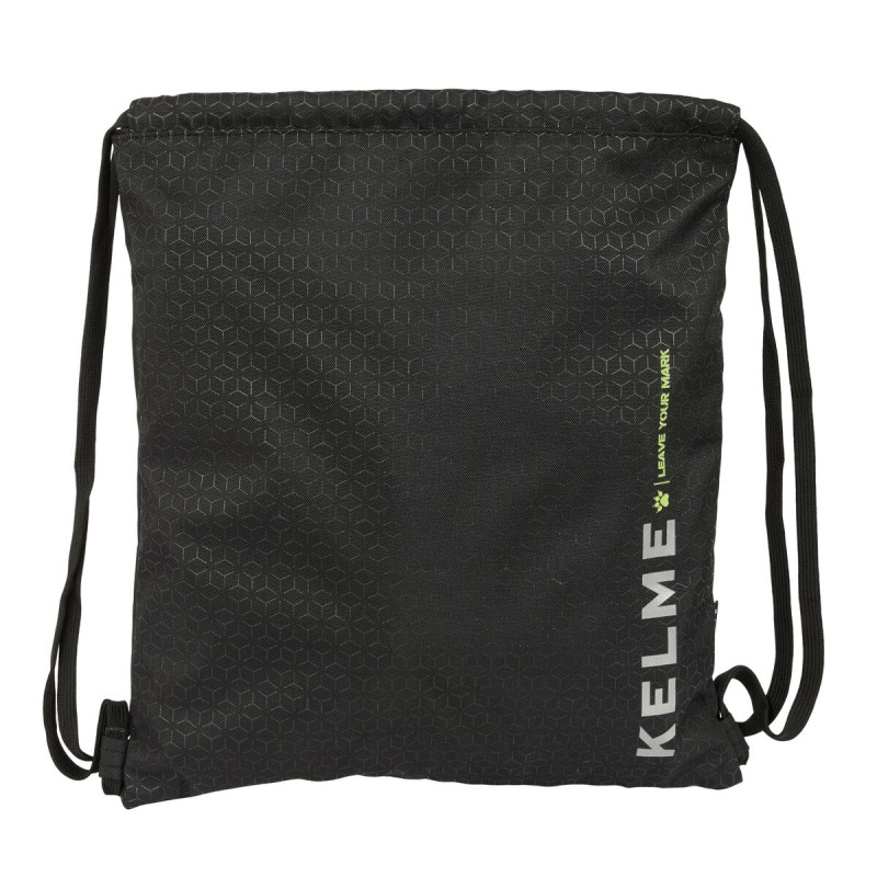 Zainetto con Cordini Kelme Iron Nero 35 x 40 x 1 cm Zainetto con Cordini Kelme Iron Nero 35 x 40 x 1 cm