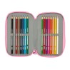 Necessaire BlackFit8 Smile Azzurro Rosa 12,5 x 19,5 x 5,5 cm 37 Pezzi