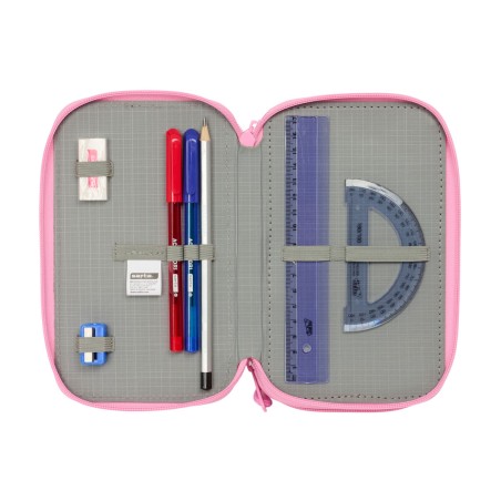 Necessaire BlackFit8 Smile Azzurro Rosa 12,5 x 19,5 x 5,5 cm 37 Pezzi