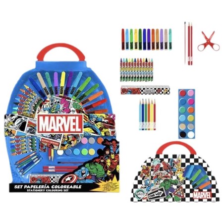 Set di Cancelleria Marvel Azzurro