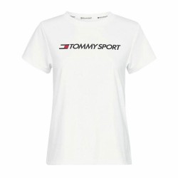 Maglia a Maniche Corte Uomo Tommy Hilfiger Logo Chest Bianco