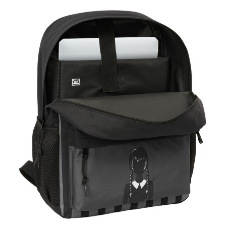Zaino Scuola Wednesday Nero 32 x 43 x 14 cm