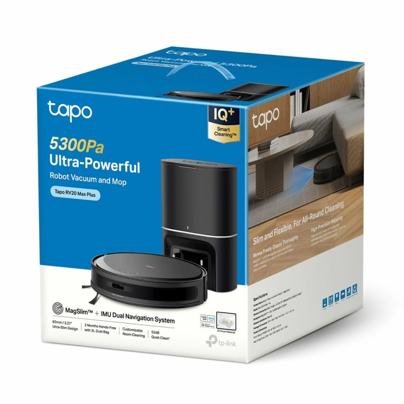 Scopa Elettrica TP-Link TAPO RV20 MAX PLUS 45 W Scopa Elettrica TP-Link TAPO RV20 MAX PLUS 45 W