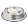 Ciotola per cani Mascow 309 Grigio Argentato Gomma Metallo 26 x 7 x 26 cm (12 Unità)