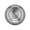 Ciotola per cani Mascow 309 Grigio Argentato Gomma Metallo 26 x 7 x 26 cm (12 Unità)