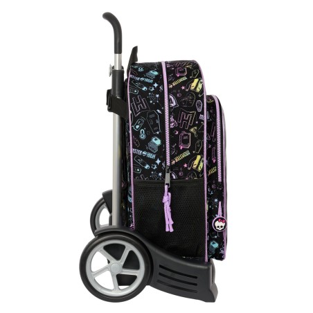 Trolley per la Scuola Monster High Nero 33 x 42 x 14 cm