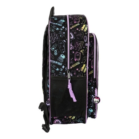 Zaino Scuola Monster High Nero 33 x 42 x 14 cm