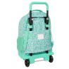 Trolley per la Scuola Safta Cuore Menta 33 x 45 x 22 cm