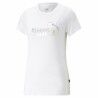 Maglia a Maniche Corte Donna Puma Ess+ Nova Shine Bianco