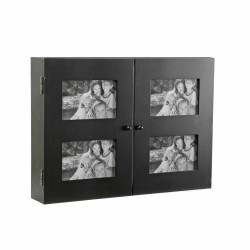 Armadietto portachiavi Versa   Nero Legno (8,5 x 33 x 46 cm)