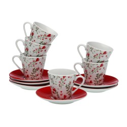 Set da Caffè Versa Porcellana Cuori 6 Unità