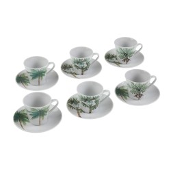 Set da Caffè Versa Porcellana Fogli