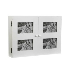 Armadietto portachiavi Versa Wte 8 x 33 x 46 cm Bianco