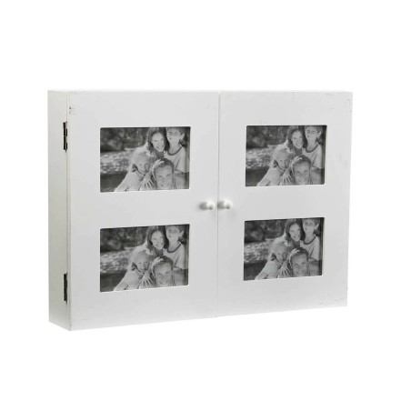 Armadietto portachiavi Versa Wte 8 x 33 x 46 cm Bianco