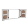Armadietto portachiavi Versa Wte 8 x 33 x 46 cm Bianco