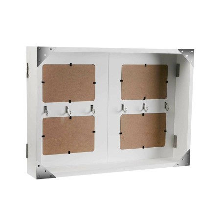 Armadietto portachiavi Versa Wte 8 x 33 x 46 cm Bianco