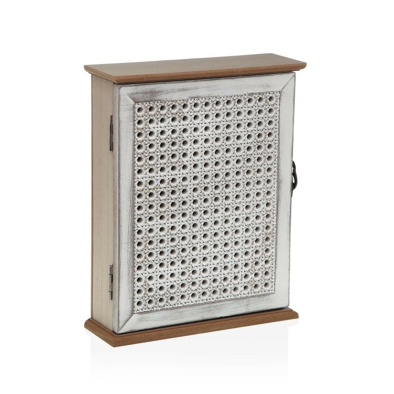 Armadietto portachiavi Versa Bianco Legno MDF 7 x 27 x 21,5 cm